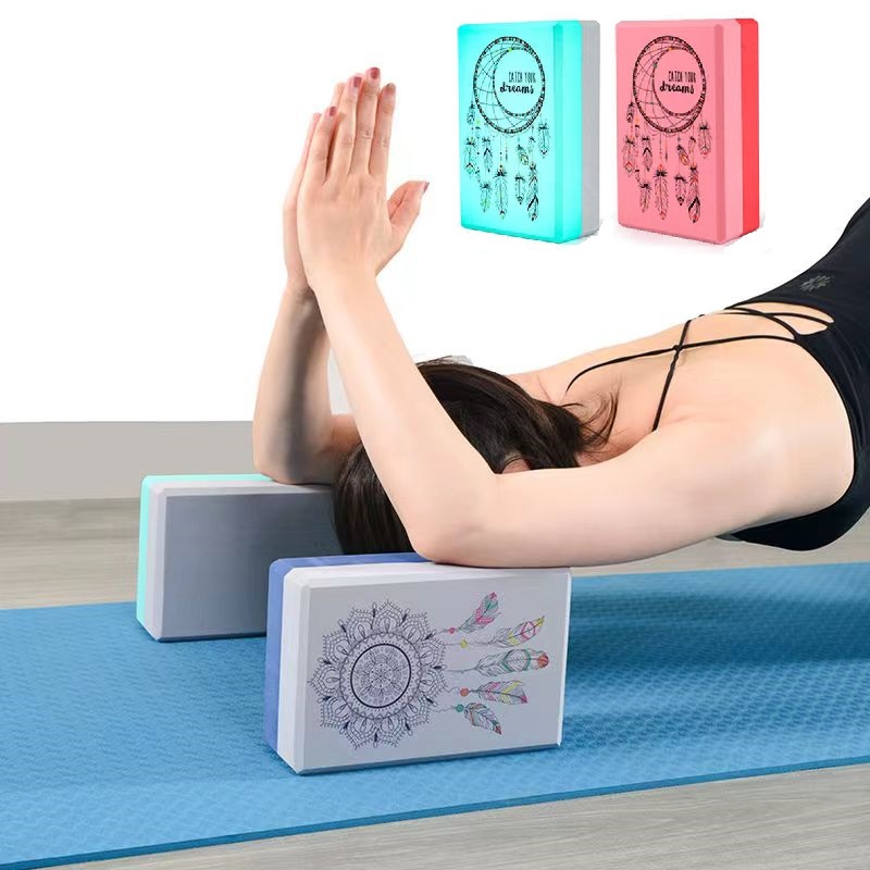 Pilates Yoga Block - Iki renk EVA Yoga blokları spor