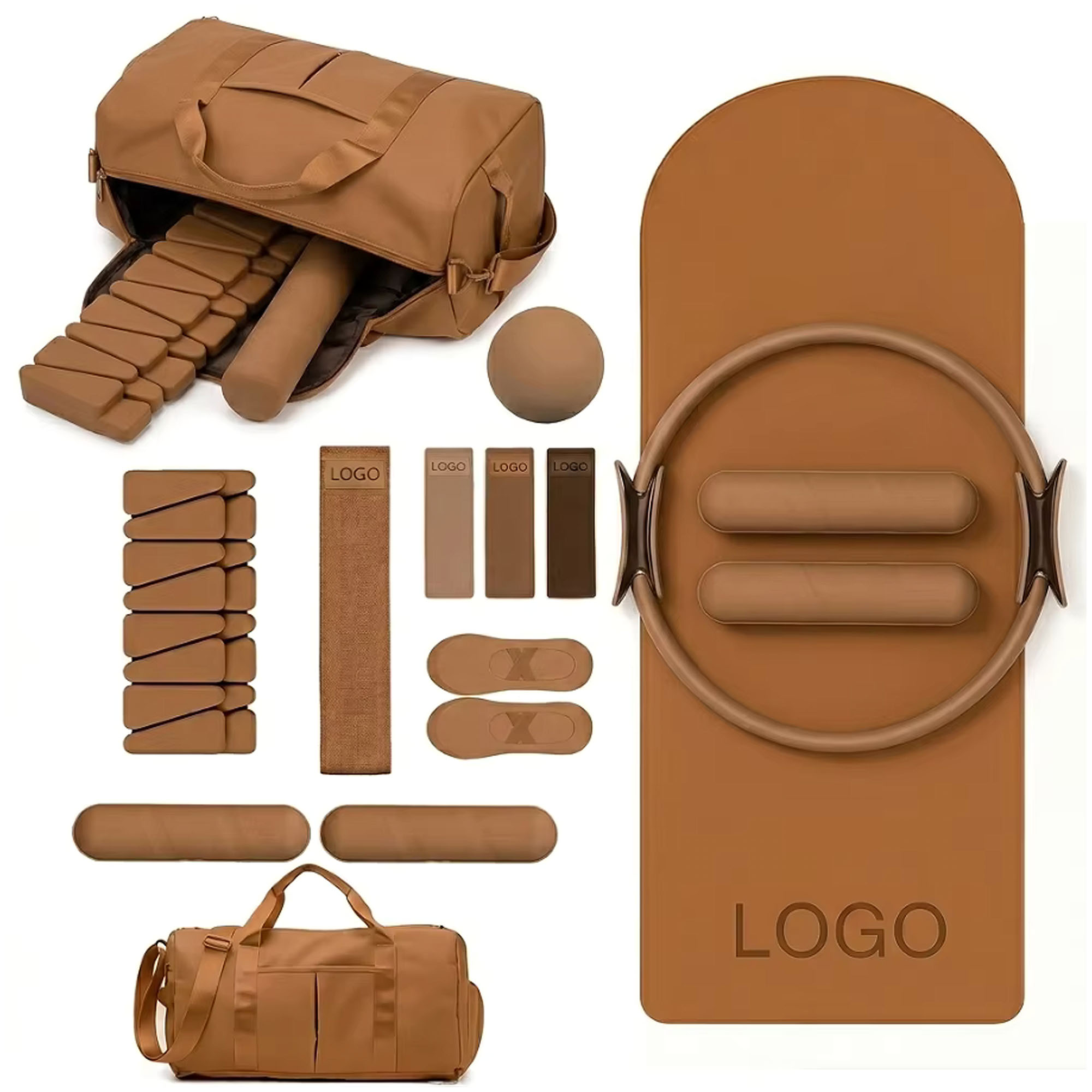 Pilates Yoga Kit - Özel Logolu Spor Salonu Yoga Topu