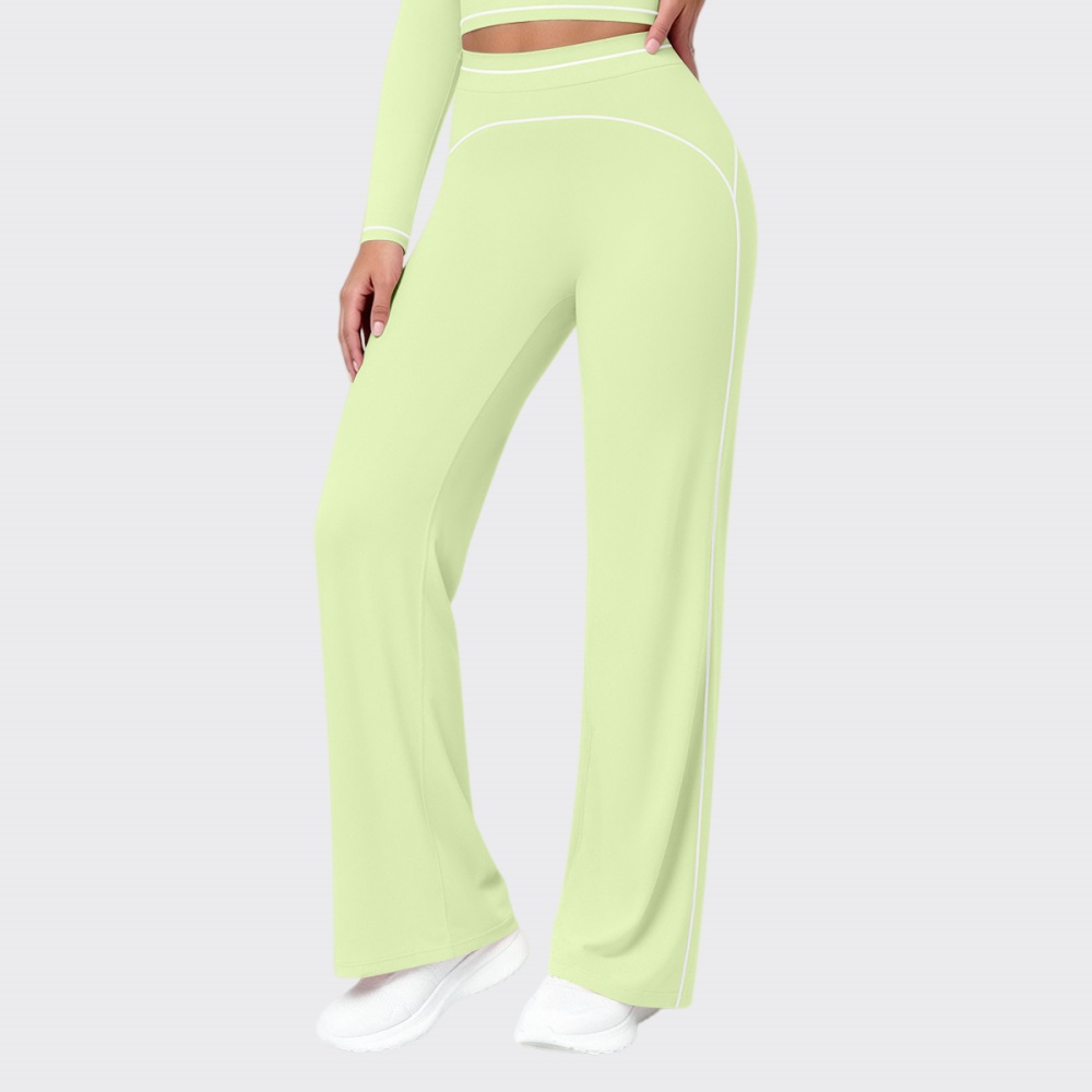 Pilates Yoga Legging - Yeni Yüksek Bel Geniş Paçalı Pantolon