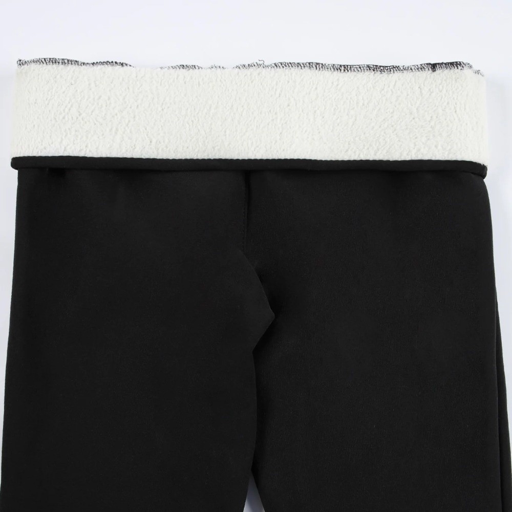 Pilates Yoga Legging - Moda Yüksek Bel Polar Tayt Soğuğu