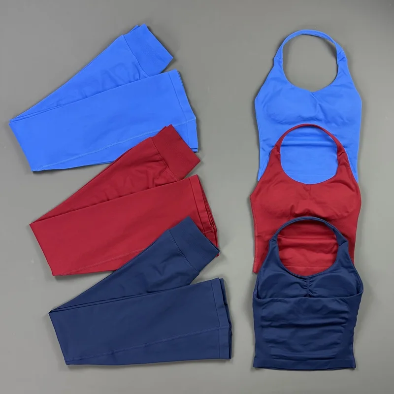 Pilates Yoga Legging - Sporcu Atleti Üst Flare Tayt Takımı