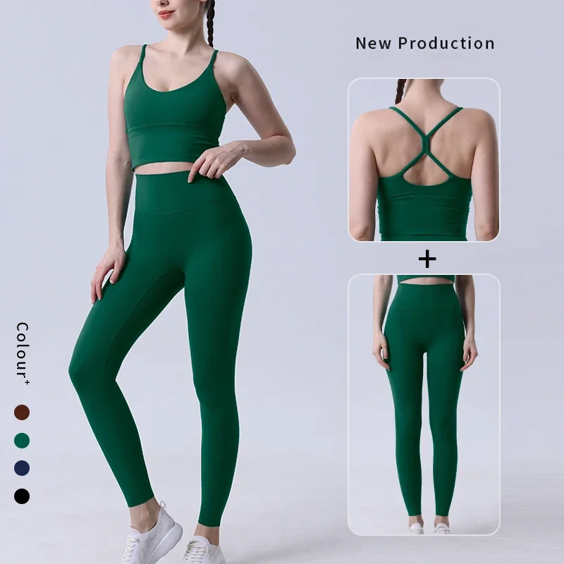 2 parça Yoga kıyafetleri kadın - Pilates Yoga Legging incelemesi ve fiyatı