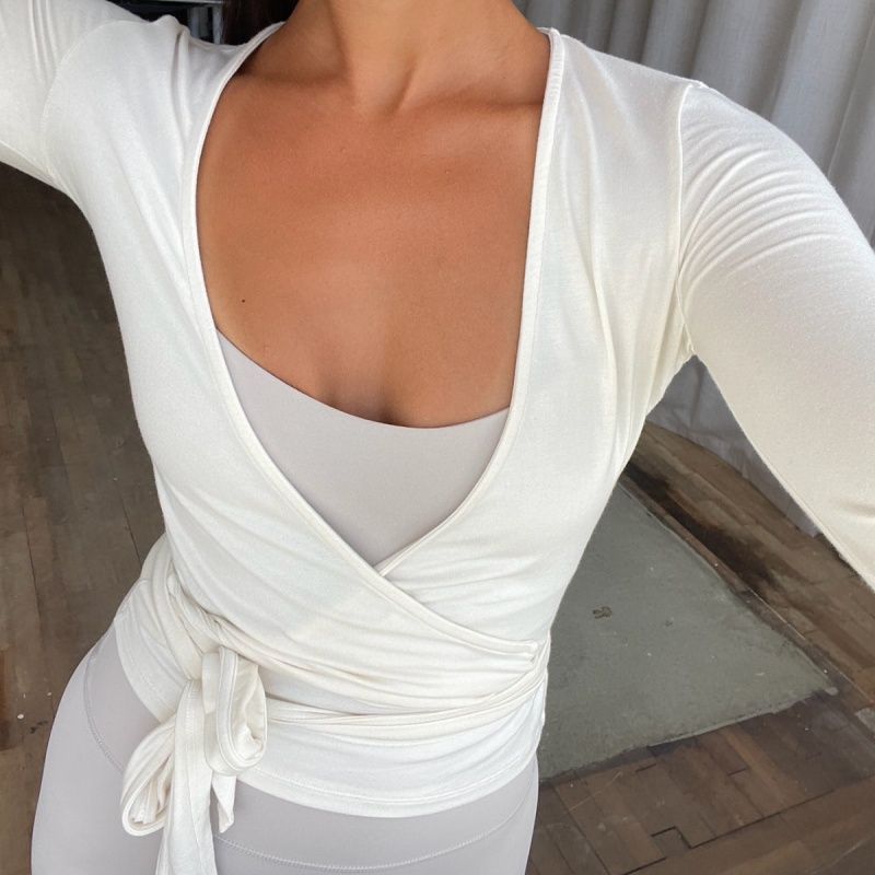 Y2k Bale Pilates Wrap Üst Kadı - Pilates Yoga Wrap Top incelemesi ve fiyatı