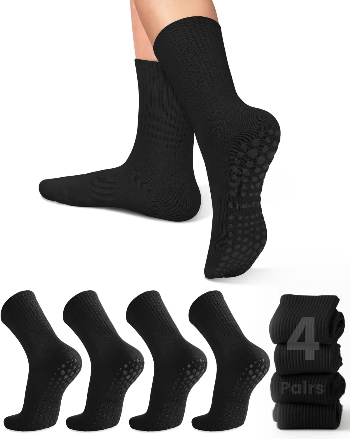 4 çift kadın yoga çorabı, düz  - Pilates & Yoga Reversible Mockneck Sweatshirt incelemesi ve fiyatı