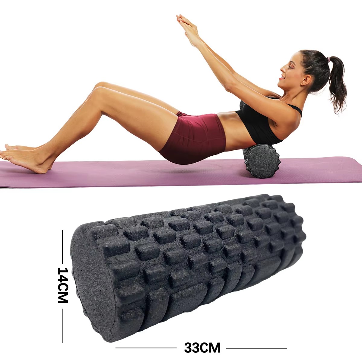 30/33cm Fitness köpük rulo Yog - Pilates Yoga Roller incelemesi ve fiyatı