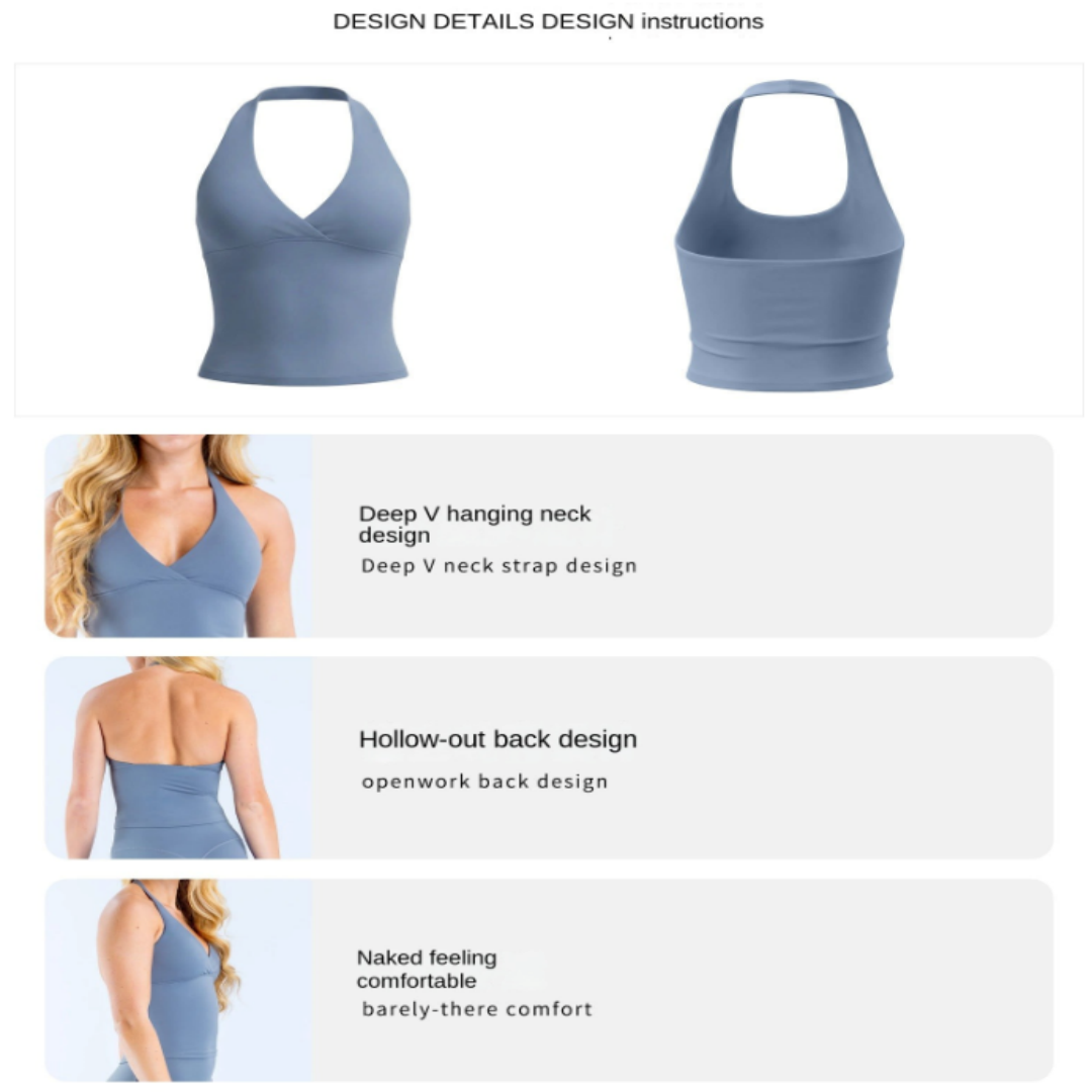 Sütyenli Halter V Yaka Yoga At - Pilates V Yoga incelemesi ve fiyatı