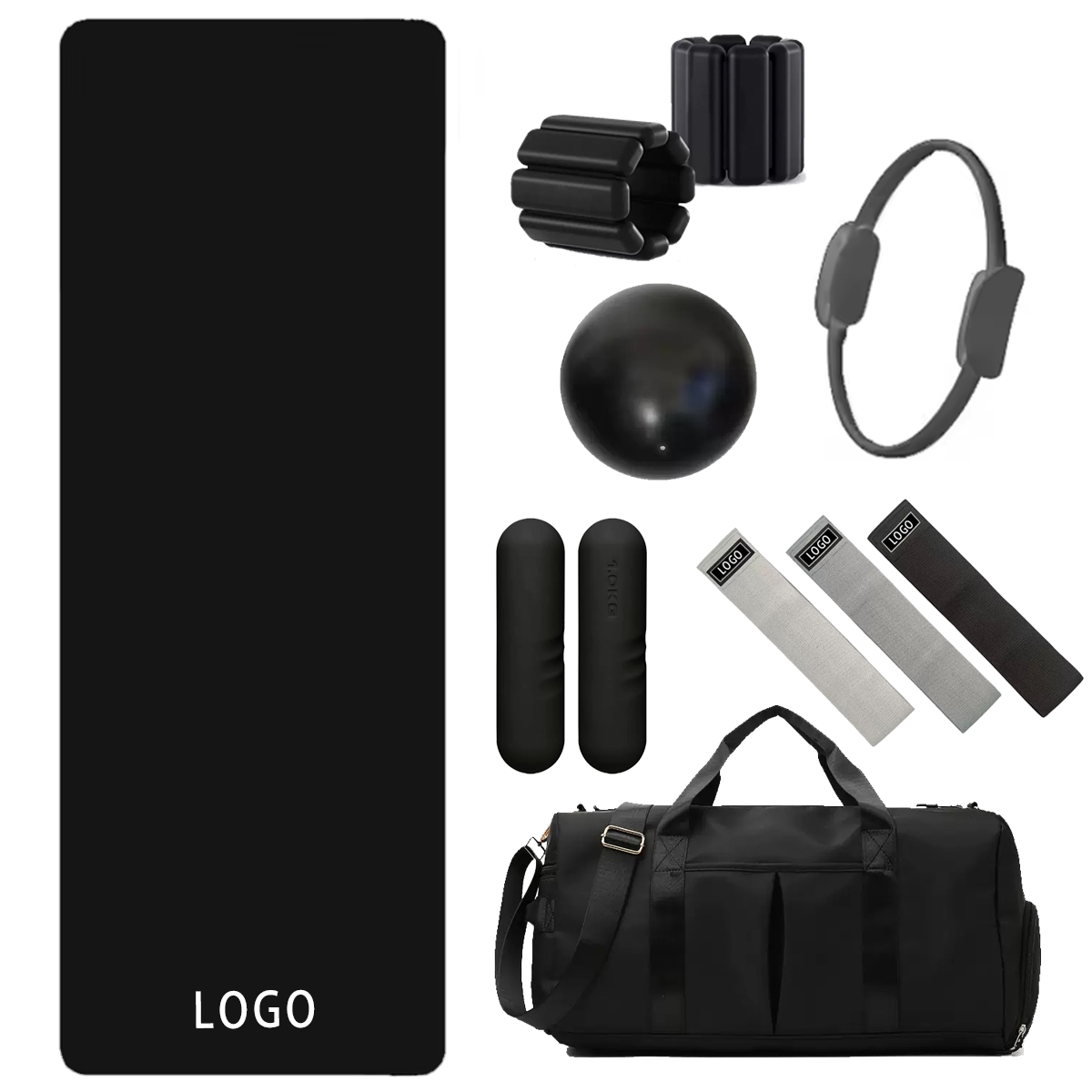Özel Logolu Spor Salonu Yoga T - Pilates Yoga Kit incelemesi ve fiyatı