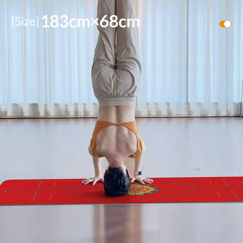 Zen kafiye buzlu Pu doğal kauç - Pilates Yoga Matte incelemesi ve fiyatı