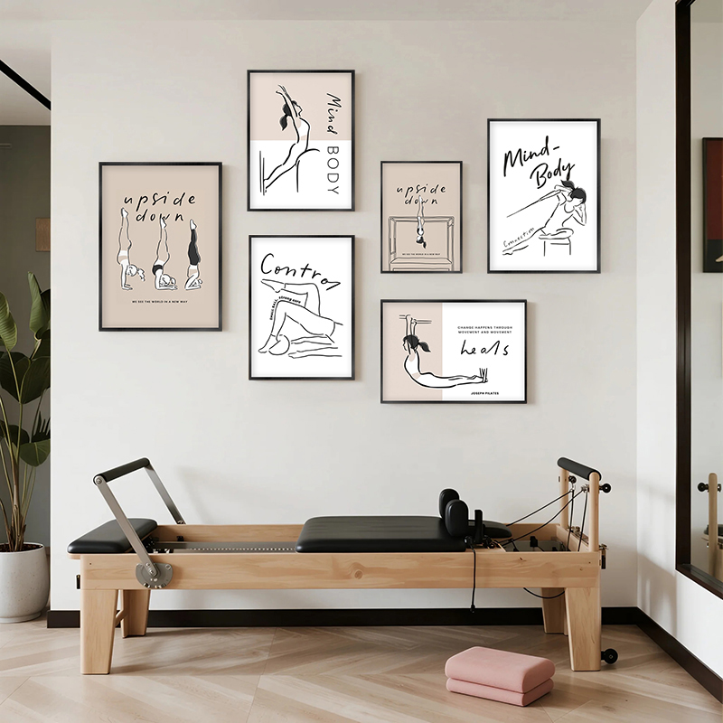 Pilates Poz Sanat Baskıları Mo - Pilates Yoga Movement incelemesi ve fiyatı