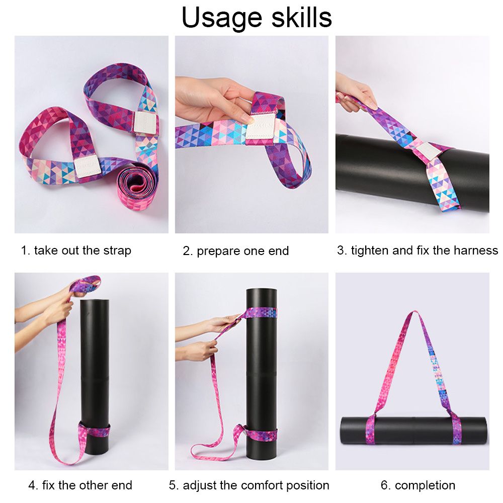Çok renkli Yoga Mat Kayış Keme - Mat Pilates Yoga incelemesi ve fiyatı
